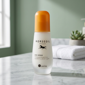 ELLELHOTSE Huile de cheval Soins de la peau de beauté Sérum pour les yeux (visage) Corée Ensembles anti-rides éclaircissants sans cruauté - Product Image 3