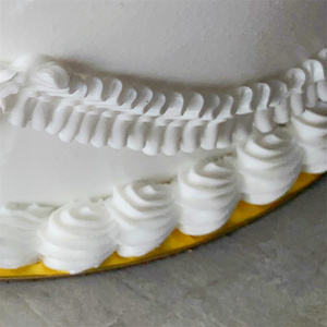 Símbolo Blanco de Pureza DIY para Boda, Modelo de Pastel de Crema Batida en Forma de Rosa Blanca Pura, Exquisitos Accesorios de Decoración para Fiestas y Exhibición - Product Image 6