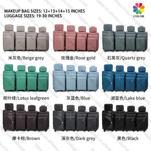 Ensemble de bagages en PP rigide de 16 pièces, mode SKD pour un coût d'expédition réduit, valises à roulettes durables et légères avec TSA - Product Image 2