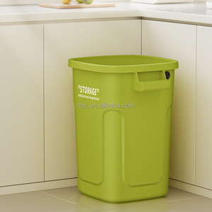 10L 20L 34L 46L 65L ngoài trời/trong nhà thiết kế đơn giản bụi nhựa container Thùng rác - Product Image 5