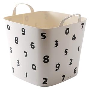 <b>Laundry</b> <b>Basket</b> Rectangle White Numbered Portable Clothing Organizer Storage <b>Basket</b> - Product Image 4