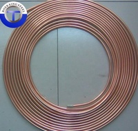 Tube de bobine de cuivre 99 9999, prix du fabricant, taille de 12mm