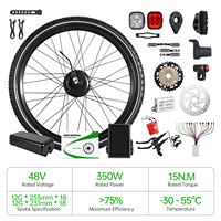 Kit de conversion de moteur de moyeu pour vélo électrique 48V 350W-2000W 27,5 pouces, Pack Deluxe, Stock UK, Pièces de rechange OEM en gros pour vélo électrique