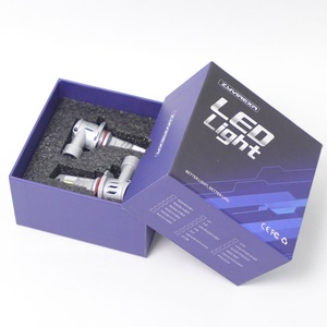 Caja de Embalaje de Cartón de Lujo con Logotipo Personalizado, Caja de Embalaje para Faros de Coche, Cajas de Embalaje para Bombillas LED con Inserto de Espuma - Product Image 1