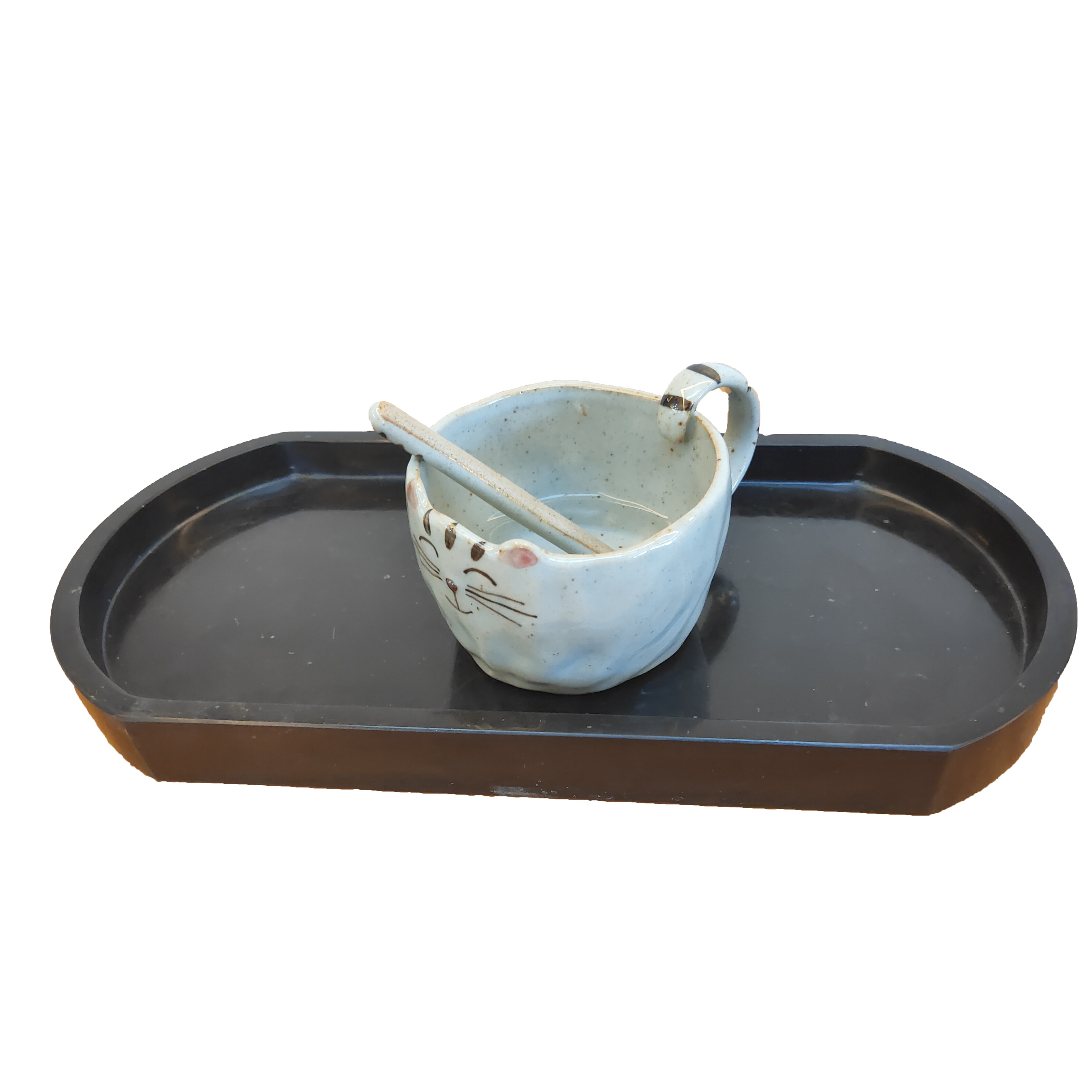 Прямая продажа с завода, Круглый квадратный черный мраморный поднос для ювелирных изделий