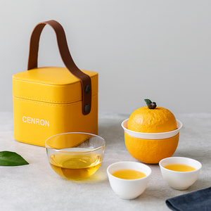 <span class=keywords><strong>Set</strong></span> <span class=keywords><strong>Regalo</strong></span> di Tè alle Erbe a Forma di Frutta Unico con Astuccio Portatile e Tazze, Perfetto per Festività, Eventi e Promozioni - Product Image 6