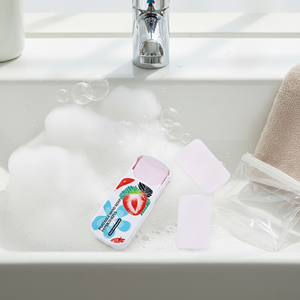 Feuilles de savon en papier portables, jetables, parfumées, pour le lavage des mains en voyage et en extérieur - Product Image 1