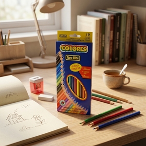 Set di Matite Colorate Bview Art 12 Colori per il Ritorno a Scuola per Studenti - Product Image 3