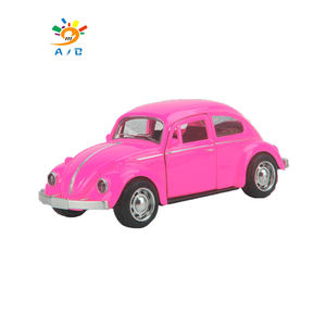 سيارة لعبة كلاسيكية طراز بيتل من AJB مزودة بموسيقى وإضاءة وآلية سحب للخلف، مصنوعة من خليط معدني وبلاستيك مصبوب، ألعاب للأطفال - Product Image 3