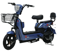 Vélo électrique Ridstar Evee Isinwheel, cadre en acier carbone, moteur sans balais 3 vitesses, frein à tambour, batterie au plomb-acide 48V 52V 50-60km