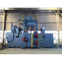 Machine de sablage automatique Jichuan pour tôles d'acier, poutres en H, matériaux métalliques/enroulés, puissance personnalisable, certifiée ISO CE, longue durée de vie