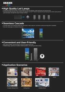 Pantalla LED Plegable Comercial para Interiores, Serie Pro Gob P1.86, Máquina de Publicidad con Brillo Personalizable - Product Image 2