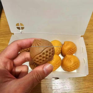 Máquina formadora de Taiyaki pequeña multifuncional Máquina de llenado de delimanjoo de pastel Manju con forma de nuez de pescado de Corea del Sur - Product Image 2