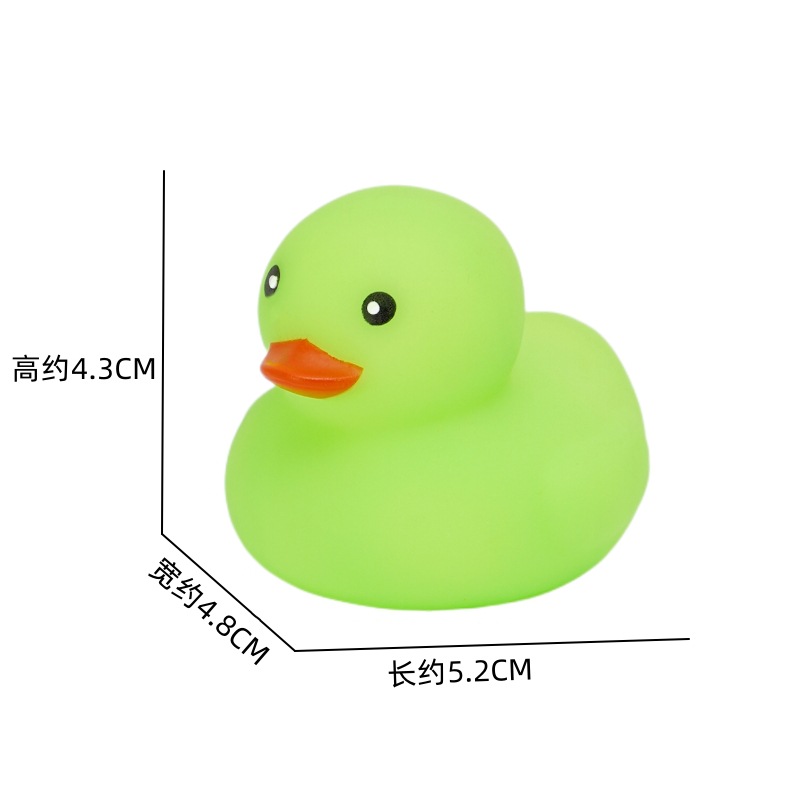 Un pato verde de 8.