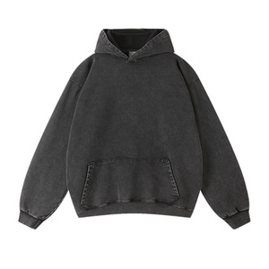 Batik Vintage 420GSM lourd pour faire de vieux pull à capuche lâche lavé logo Oem pour hommes nouveau pull à capuche - Product Image 2
