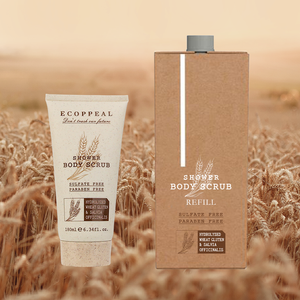 สครับขัดผิวขาวใสสูตรวีแกน OEM ผสมกาแฟและ<span class=keywords><strong>มะพร้าว</strong></span> บรรจุภัณฑ์แบบเติมได้ตามสั่ง - Product Image 5