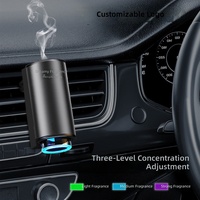Diffuseur d'aromathérapie intelligent en alliage d'aluminium Mengxiang pour voiture, fonctions anti-moustiques et désodorisantes - Parfum pour grille d'aération de voiture