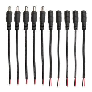 Werkseitig 5,5*2,1mm Zylinderst ecker 12V 24V DC 5,5mm Buchsen stecker Gleichstrom-Verlängerung kabel Gleichstrom kabel - Product Image 2