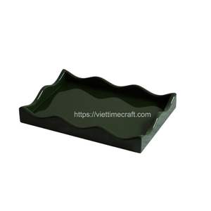 ถาดใส่แล็คเกอร์ทรงสี่เหลี่ยมผืนผ้าถาดตกแต่งอาหารที่มีสีสันจากหัตถกรรมเวียดนามขายส่ง - Product Image 6