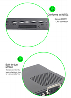 Module OPS INYUDA M12U M13U, processeur Intel Core I5 I7 de 12e/13e génération, ordinateur industriel sans ventilateur pour écran de tableau blanc interactif