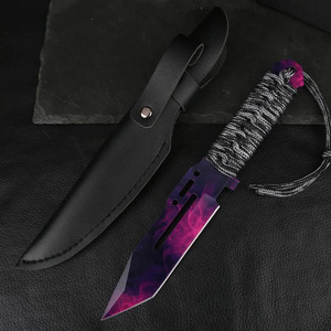 <span class=keywords><strong>Coltello</strong></span> <span class=keywords><strong>giocattolo</strong></span> OEM CSGO Paracord per esterni, campeggio, caccia, allenamento, modello M9 Talon Bowie, lama smussata multi-lama. - Product Image 5