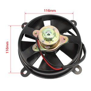 Ventilador de Refrigeración para Radiador de Motocicleta Zuqing, 12V DC, 150cc 250cc, ATV, Go Kart, Ventilador de Hierro de Cuatro Esquinas - Product Image 2