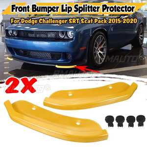 Protector de Parachoques Delantero para Auto, 5 Colores, 1 Par, Difusor de Labio, Protector de Labio para Dodge Challenger SRT Scat Pack 2015-2020 - Product Image 1