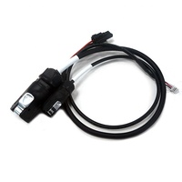 Câble solaire DC personnalisé, prise d'aviation étanche, terminal, tube thermorétractable, faisceau de câbles pour connexion électronique d'alimentation