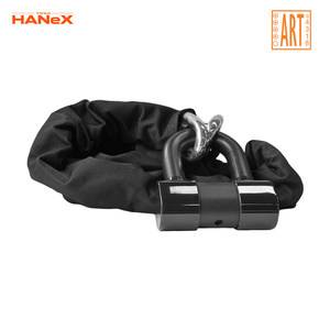 <span class=keywords><strong>Antivol</strong></span> de chaîne de vélo et de moto en acier renforcé de 120 cm de long avec cadenas en <span class=keywords><strong>U</strong></span> et 2 clés, fonction <span class=keywords><strong>antivol</strong></span> - Product Image 3