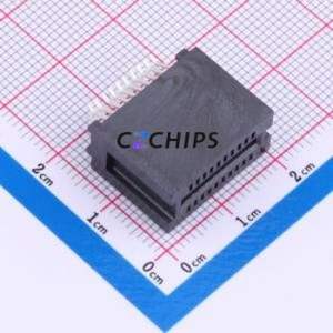 HEE20LP03BK Gold Finger Connector P=1.27mm Connector ( Connector Type: EDGE SLOT )( Pitch: 1.27mm )( Total PIN Count: 20P ) - Product Image 1