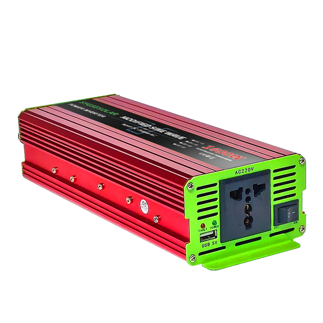Suyeego  Power Inverter Supply Modified Sine Wave DC12V 24V to 110V 220V 800W 1000W 1500W 2000W Converter for Home Car Use