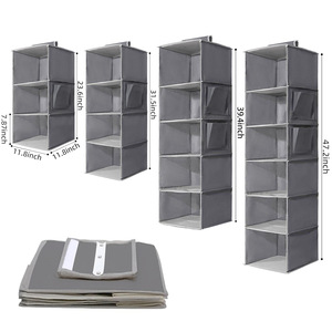 Đa Chức Năng Kệ Tủ Quần Áo Chủ Sở Hữu Có Thể Gập Lại Treo Tủ Quần Áo Tổ Chức Treo Tủ Quần Áo Tổ Chức Lưu Trữ Với Vẽ - Product Image 6