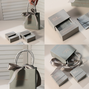 Cajas de Regalo de Joyería de Cartón con Diseños de Lujo y Logotipo Personalizado, Cajas <span class=keywords><strong>para</strong></span> Anillos y Pendientes con Inserto <span class=keywords><strong>para</strong></span> Colgantes - Product Image 2