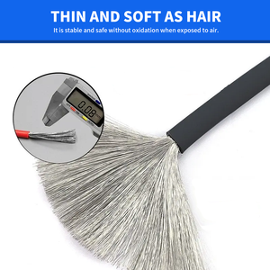 Cables Eléctricos <span class=keywords><strong>de</strong></span> Silicona 6AWG, Cables Flexibles <span class=keywords><strong>de</strong></span> Alto Voltaje, Resistentes a Altas Temperaturas, Cables <span class=keywords><strong>de</strong></span> Cobre <span class=keywords><strong>de</strong></span> 16 mm² para Calefacción - Product Image 5