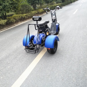 Scooter Eléctrico Citycoco de 1000w 2000w con Llantas Gruesas, Vehículo de 3 Ruedas, Carro de Golf, <span class=keywords><strong>Comprar</strong></span> Scooter Eléctrico - Product Image 4