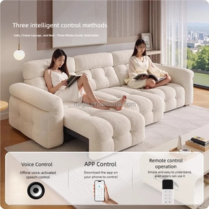 Hiện đại Chenille vải sofa điện sofa giường sang trọng thông minh đa chức năng sofa Chenille vải sofa cho phòng khách - Product Image 3