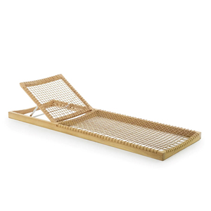 Mobilier d'extérieur moderne et élégant Terrasse <span class=keywords><strong>de</strong></span> la piscine <span class=keywords><strong>de</strong></span> l'hôtel Cadre <span class=keywords><strong>confortable</strong></span> en teck Chaises longues <span class=keywords><strong>de</strong></span> <span class=keywords><strong>jardin</strong></span> tissées en corde - Product Image 4