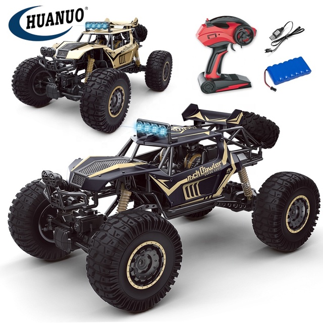 1:8 Large Size Rc Racing Car 2.4GHz 4WD Electric High Speed Alloy Metal Climbing Truck with Lights