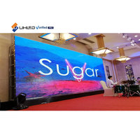 Layar LED Iklan Luar Ruangan UHLED P2.6 P3.91 3.91Mm Panel Video Wall Dalam Ruangan Ledwall Sewa Panggung Layar LED untuk Konser