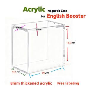 Boîte de protection pour booster de cartes Pokémon Hic Premium 5 mm en acrylique transparent, avec couvercle magnétique moderne résistant aux UV, pour étui TCG pour ETB - Product Image 2