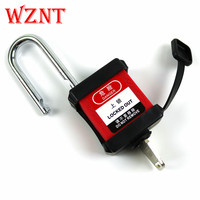 NT-76SR1 Cadenas de sécurité LOTO étanche et anti-poussière de 76 mm à clé, avec couvercle, certifié CE, corps en nylon renforcé