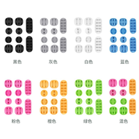 Lot de 10 clips de gestion de câbles, organiseurs de câbles de bureau, supports de câbles pour câbles de charge USB, fils de souris, PC, bureau, maison
