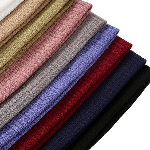 Chapeau musulman élégant et tendance, couleur unie, rayures ondulées, bonnets hijab, femmes musulmanes, longue sangle, polyester, bonnet d'hiver pour femmes - Product Image 4