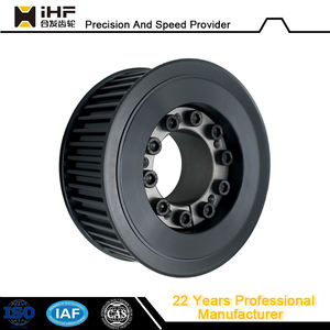 Sistem katrol Tiongkok penggerak lift baja C45 katrol sabuk waktu 25MM dengan bantalan - Product Image 2