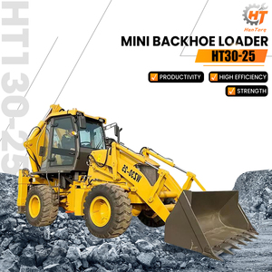 HANTORQ Produsen China Traktor Backhoe Loader Mini <span class=keywords><strong>4WD</strong></span> Tugas Berat Multifungsi Serbaguna Kompak Langsung Dari Pabrik - Product Image 1