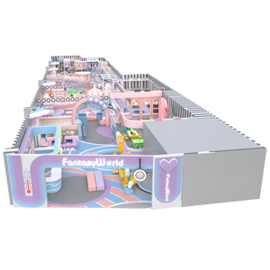 Aoleao Custom Fantasy World Themed <b>Indoor</b> Playground Equipment with Ball Pool and Trampoline New Hot for Kids CE TUV Certified - Product Image 3