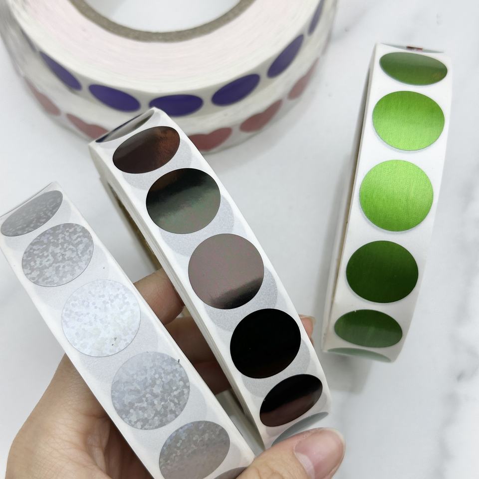 Circle Labels Heart Shape Custom Carton Adhesive Sticker Transparent ...
