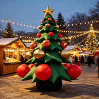Grand arbre de Noël gonflable personnalisé |   Décoration de Noël pour la publicité extérieure des festivals