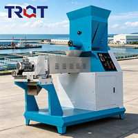 Machine extrudeuse automatique de nourriture pour chiens en acier au carbone, haute productivité, pour granulés d'aliments, séchage et revêtement de céréales