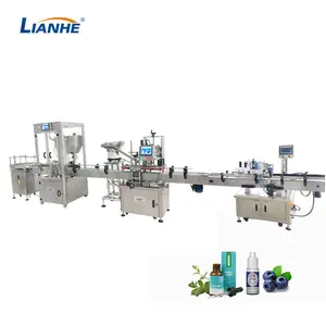Automatic Lotion Liquid Filling Capping Machine Cosmetic Face Cream Jar Filling Machine
